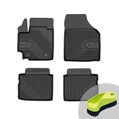 Abbildung von FROGUM No.77 Gummimatten Ganzjahresset von Auto Fußmatten Autofussmatten für Suzuki Celerio ab 2014 Langlebiges TPE Material