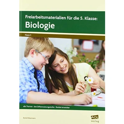 Abbildung von Freiarbeitsmaterialien f. d. 5. Klasse: Biologie: alle Themen drei Differenzierungsstufen flexibel einsetzbar (Differenziert üben Sekundarstufe)