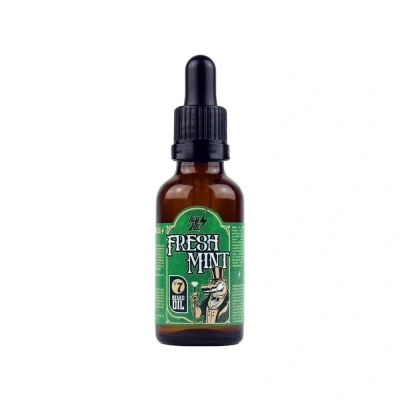 Abbildung von HEY JOE! Beard Oil Nº 7 Fresh Mint Natürliches und Erfrischendes Bartöl Herren mit Minz Kiefernduft Bartpflege für Gesunde Bärte Bart Öl 30 ml
