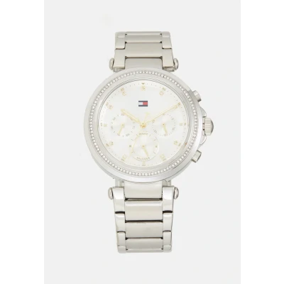 Abbildung von Tommy Hilfiger Emily Uhr silvercoloured, Damen, Größe: One Size, Silver coloured