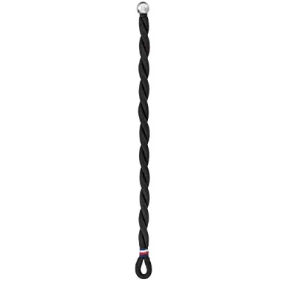 Abbildung von Tommy Hilfiger Casual Core Herren Armband Nylon Schwarz, Edelstahl Silber 19 cm