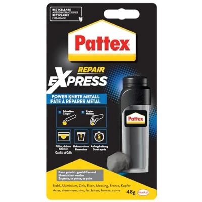 Abbildung von Pattex Bastelkleber Repair Express Metall Powerknete 48 g