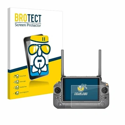 Abbildung von BROTECT Schutzglas für DJI RC Plus Schutzfolie Panzer Folie Glas [Extrem Kratzfest 9H, Anti Fingerprint, Ultra Transparent]