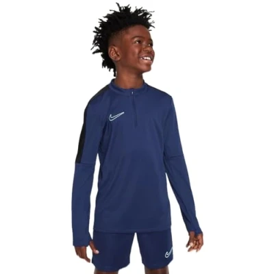 Abbildung von Nike Df Acd23 Drill Sweatshirt Midnight Navy/Black/Hyper Turq 158 170