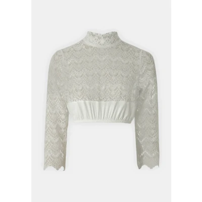 Abbildung von Krüger Dirndl Langarmshirt, Damen, Größe: 44, Ecru
