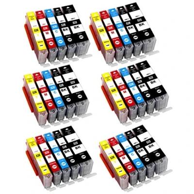 Abbildung von Bergsan 30 Druckerpatronen kompatibel mit Canon PGI 525 CLI 526 für Pixma IP4850 IP4950 IX6550 MG5150 MG5250 MG5350 MG6150 MG6250 MG8150 MG8250 MX710 MX885 MX895 MG6100 MG6200