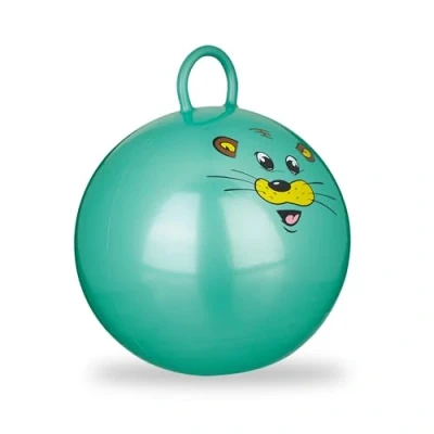 Abbildung von relaxdays Hüpfspielzeug Hüpfball Kinder, Grün