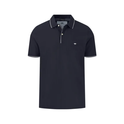 Abbildung von Fynch Hatton Kurzarm Poloshirt, Herren, Größe: XL, Blau