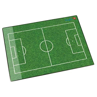 Abbildung von Läufer Schreibunterlage Motiv Poster 40x53 cm Fußballfeld