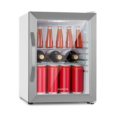 Abbildung von Klarstein Getränkekühlschrank HEA BeersafeM Crysta 10039423, 54 cm hoch, 40.5 breit, Bierkühlschrank Flaschenkühlschrank mit Glastür