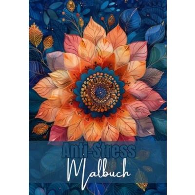 Abbildung von Anti Stress Malbuch: 50 hübsche Mandala zum Ausmalen Relaxen für Erwachsene und Senioren