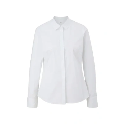 Abbildung von s.Oliver BLACK LABEL Bluse mit Ziernähten weiß 42