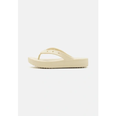 Abbildung von Crocs Classic Platform FLIP Badezehentrenner, Damen, Größe: 37/38, Bone Schuhe