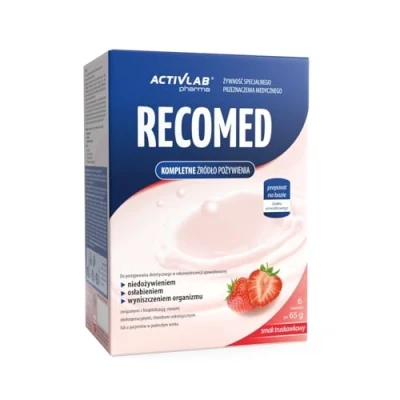 Abbildung von RecoMed Erdbeergeschmack, Pulver, 6 Beutel x 65g