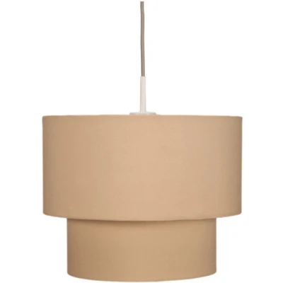 Abbildung von Pauleen Pendelleuchte Soft Shine, ohne Leuchtmittel, E27, Stoffschirm Beige