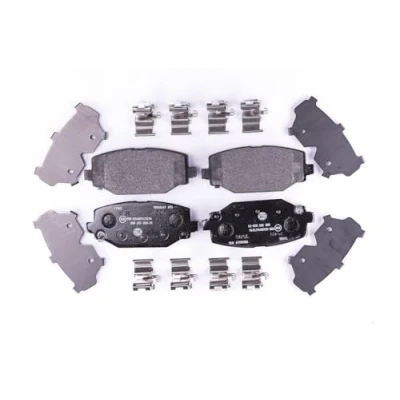 Abbildung von HELLA 8DB 355 020 311 Bremsbelagsatz mit akustischer Verschleißwarnung Zubehör FIAT: Freemont, DODGE: Journey MPV, Grand Caravan V MPV