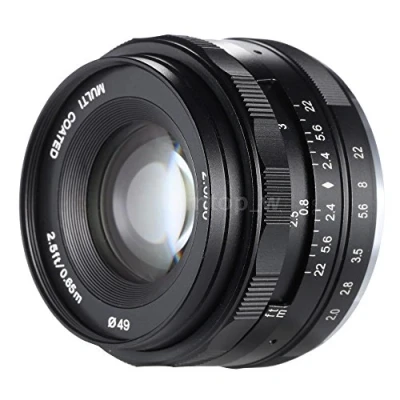 Abbildung von Meike Optics MK 50mm f2.0 Objektiv manueller Fokus für Sony E Mount