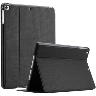 Abbildung von ProCase Buchdeckel Hülle für iPad 9.7 Zoll 6. Generation 2018 /5. 2017 / Air 2 1, Schutzhülle Case Smart Cover 6 5 Schwarz