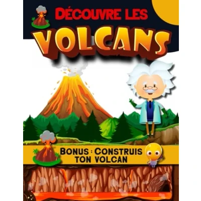 Abbildung von Découvre les volcans Bonus : construis ton volcan: Apprends tout sur avec ce Livre pour enfant de 7ans à 11 ans. découverte ... lave, magma n’auront plus secret toi.