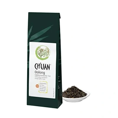 Abbildung von Schoenenberger CH UAN Halbfermentierter Tee Oolong 1x 40 g Beutel Vollmundig Aromatisch Orange gelbe Tasse ausgewählter Bio
