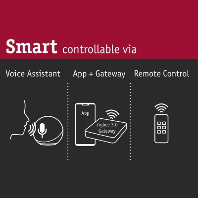 Abbildung von Paulmann 500.43 Smart Home Zigbee Cephei Schalt Controller max. 1000W 230V AC Schaltgerät 50043 Amazon Echo Plus kompatibel