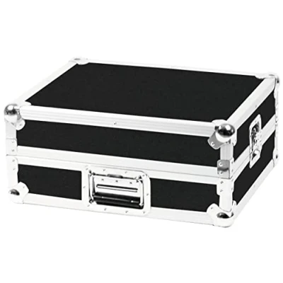 Abbildung von ROADINGER Mixer Case Profi MCB 19, schräg, sw, 8HE Flightcase für 483 mm Geräte (19&quot;)