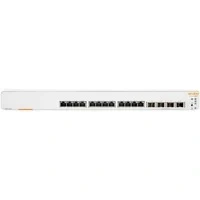 Abbildung von HPE Networking Instant On Switch Serie 1960 Intelligent verwalteter Layer 2+ Ethernet mit 12 Port Gb 10Gb Aggregator 12x 10GBase T 4X SFP+ Stapelbar EU Kabel (JL805A#ABB)