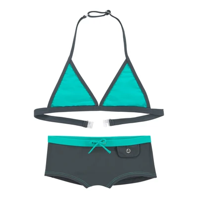Abbildung von Buffalo ILLY BUFF SET Bikini für Kinder, Größe: 134/140, Grey/turquoise
