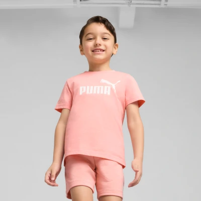 Abbildung von Puma ESS No. 1 Logo T Shirt Kinder Mit Plain Pink Fruit Größe: 2 3Y