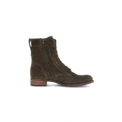 Abbildung von Gabor Schnürstiefelette, Damen, Größe: 38.5, Oliv Schuhe