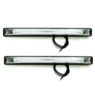 Abbildung von MelTruck® 2x Weiße LED Umrissleuchte Positionsleuchte vorne 12V 24V Anhänger E9