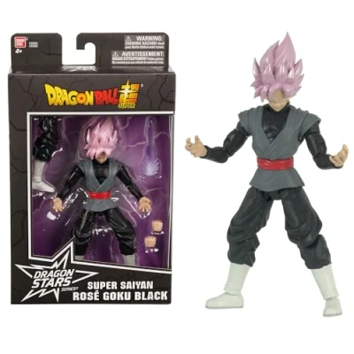 Abbildung von BANDAI Dragon Ball Super Star Figur 17 cm Saiyan Rosé Goku Black 35866