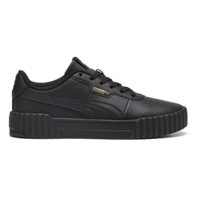 Abbildung von Puma Carina 3.0 Damen Sneaker, Schwarz/PUMA Gold, 38.5 EU