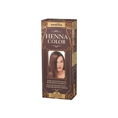 Abbildung von Venita Henna Color Haarfärbemittel, 18 Black Cherry, 75 ml