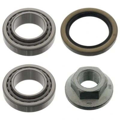 Abbildung von FEBI BILSTEIN 05408 Radlagersatz Hinterachse links mit Wellendichtring 50 Kegelrollenlager FORD: Escort 6 Cabrio, Schrägheck, FIESTA 3