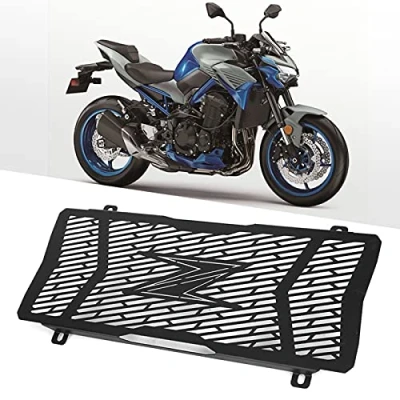 Abbildung von Kühlerschutzabdeckung, Motorrad Edelstahl Schutzgitter Passend für Z650 Z 650 2017 2020