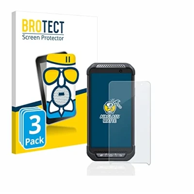 Abbildung von BROTECT Entspiegelungs Schutzglas für Point Mobile PM85 (3 Stück) Schutz Folie Panzerfolie Glas Matt [Extrem Kratzfest 9H, Anti Reflex]