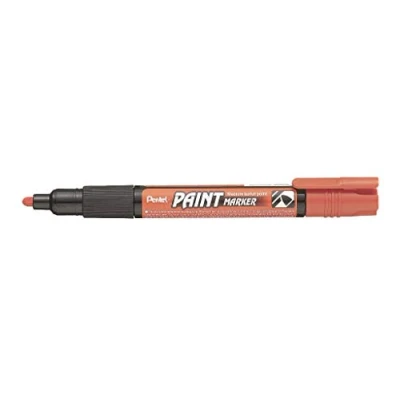 Abbildung von Pentel MMP20 FO Permanent Marker 2,0 mm Rundspitze Lackmarker, 1 Stück, orange