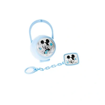 Abbildung von Valenti Argenti Disney Mickey Schnullerclip, Schnullerkette mit Box aus Silber