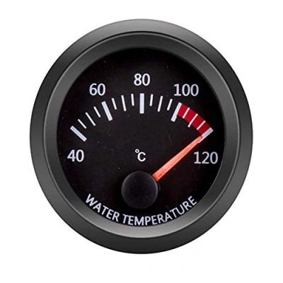 Abbildung von ETOPARS 52mm Automotor Kfz Zeiger Wassertemperatur Messgerät Kit Temperatur Celsius Wassertemperaturanzeige Weiß Lichtanzeige Zeigeranzeige