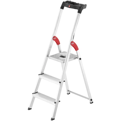 Abbildung von Hailo Stehleiter &quot;L60 StandardLine&quot;, Alu Sicherheits 3 Stufen