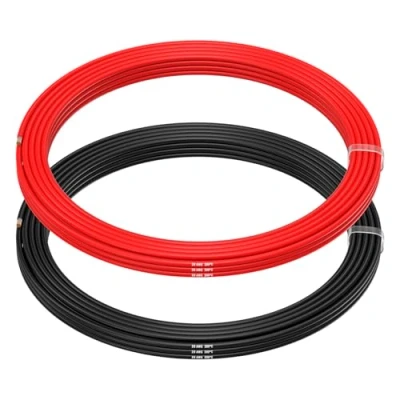 Abbildung von MMOBIEL 20 AWG Silikon Elektronik Kabel Gauge (0,52mm²) Verzinnte Kupferkabel 2 Separate Rot &amp; Schwarz Jede 5m / 16.4ft für Elektrische Reparatur, Sensoren, Drohnen, Lautsprecherkabel