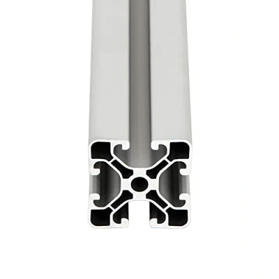 Abbildung von SCHMIDT systemprofile 2000mm Aluminium Profil 40x40mm Nut 8 Strebenprofil eloxiert 4040 Alu Konstruktionsprofil Aluprofil 2m