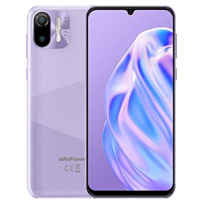 Abbildung von Ulefone 3G Smartphone ohne Vertrag, Note 6, 8,5mm Ultra Dünn DUAL SIM Handy, 6,1&#039;&#039; HD+ Bildschirm, 3 Karten Slot Design, Android 11 Go, 1GB + 32GB, 2MP+5MP Kamera, Gesichts Entsperrung GPS Violett