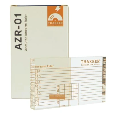 Abbildung von THAKKER AZR 01 Azimut und Tonarmlineal optimierte Skala Justage für Plattenspieler Tonabnehmer Tonarm