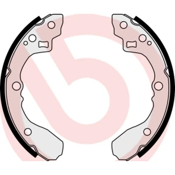 Abbildung von BREMBO S 30 513 Bremsbacken 200 26 KIA: Rio I Kombi, Limousine