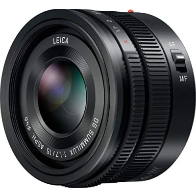 Abbildung von Panasonic H X015E LEICA DG SUMMILUX 15 mm F1.7 ASPH. Objektiv (Festbrennweiten Objektiv, Bildwinkel 72, Filtergröße 46 mm) schwarz