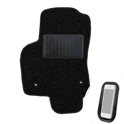 Abbildung von moto MOLTICO Fahrer Fußmatte Auto Velours Fahrerseite Autoteppiche Schwarz Fahrermatte 1 teilig passend für Opel Astra H 2004 2009