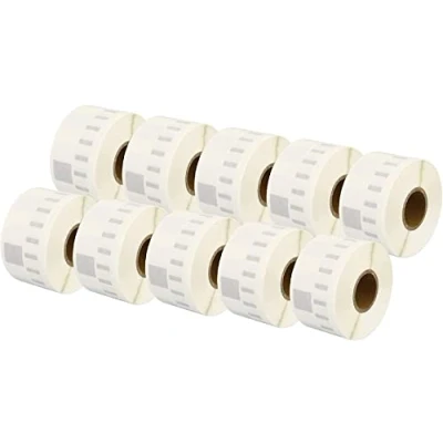 Abbildung von Aftertech 10 x 99013 36 89 mm Rollen Halb Etiketten kompatibel (260 Etiketten/Rolle = 2600 insgesamt) für Dymo LabelWriter Seiko SLP Etikettendrucker S0722410