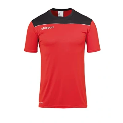 Abbildung von uhlsport Teamsport Offense Tshirt basic, Herren, Größe: XXL, Rotschwarz